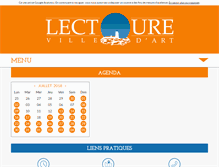 Tablet Screenshot of lectoure.fr